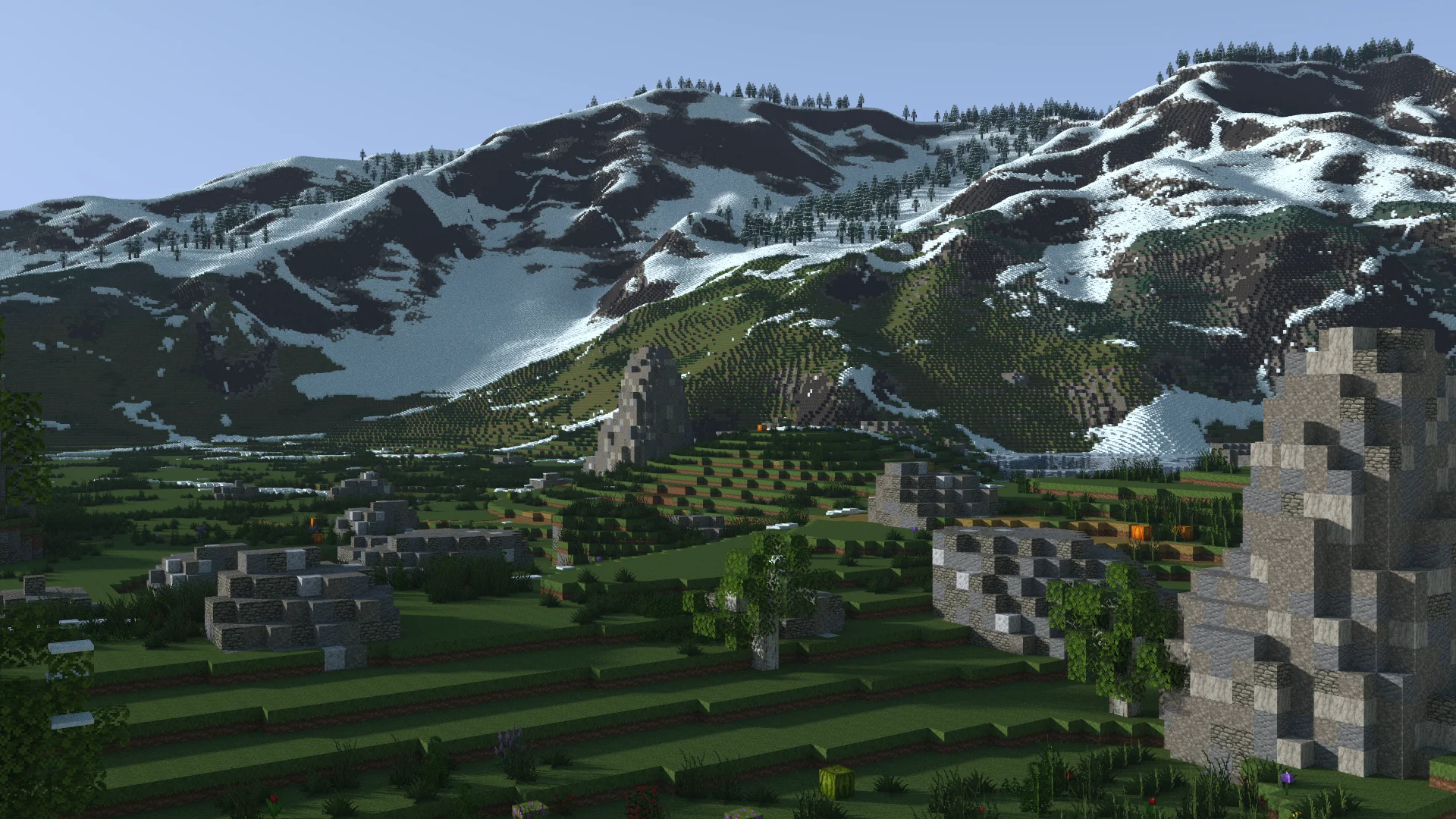 Montañas en Minecraft